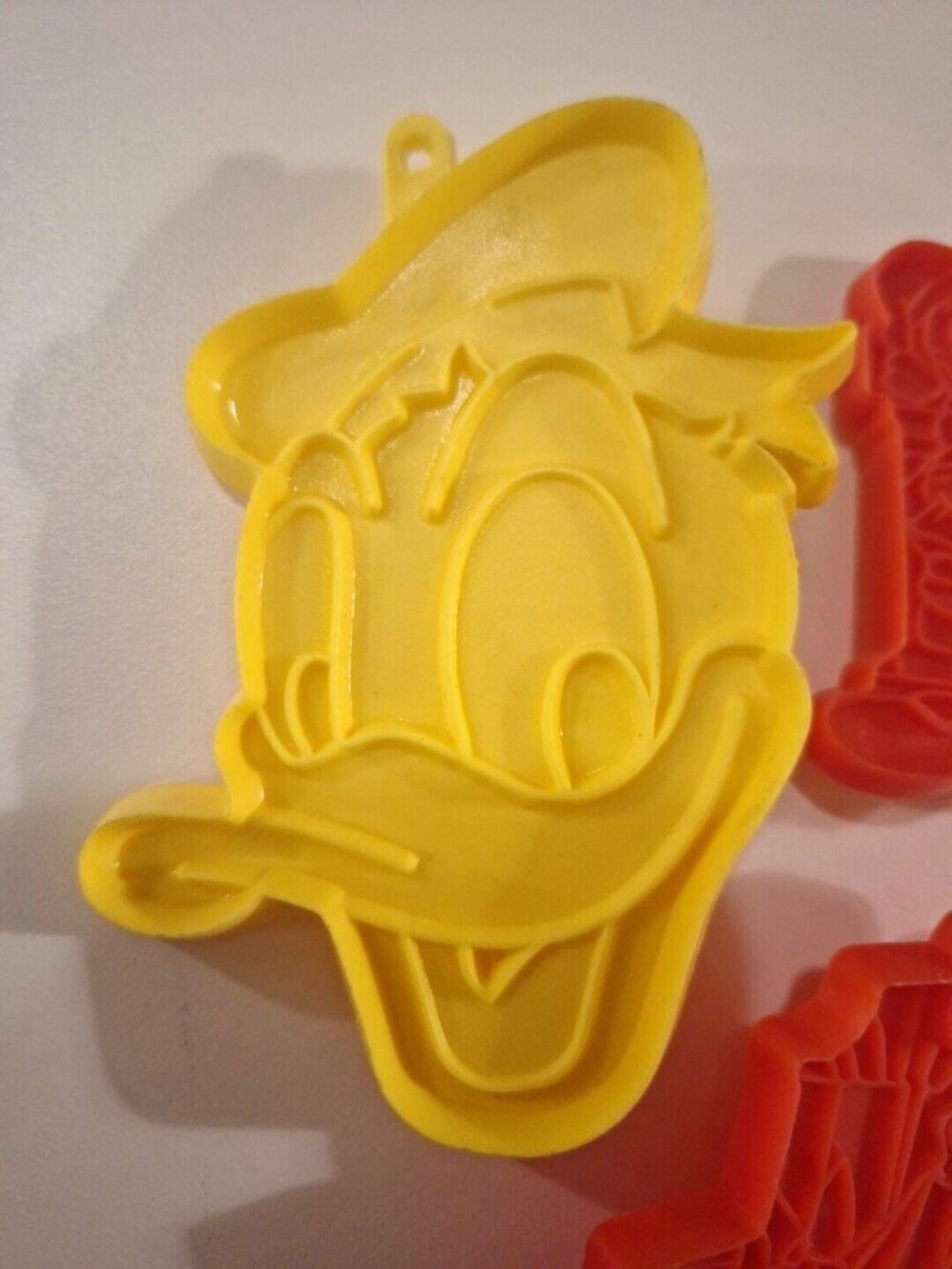 Disney Donald Duck Goofy Plastic Cookie Cutters Vintage 3 Lot Head Face - Picture 6 of 9